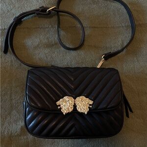 Zara Faux Leather 2 In 1 Bag Crossbody Bag And Hands Free Belt Bag